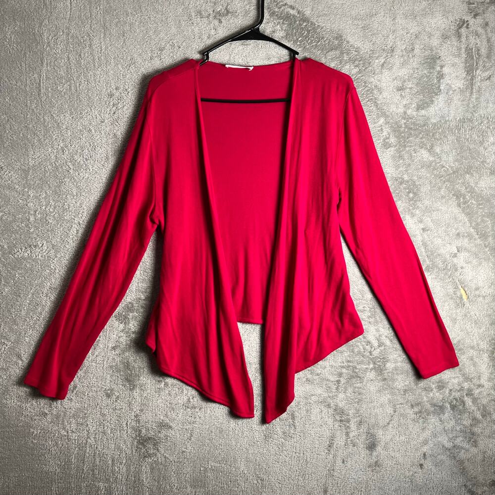 Kettlewell‎ Women's Jersey Hot Pink Cardigan Size Large